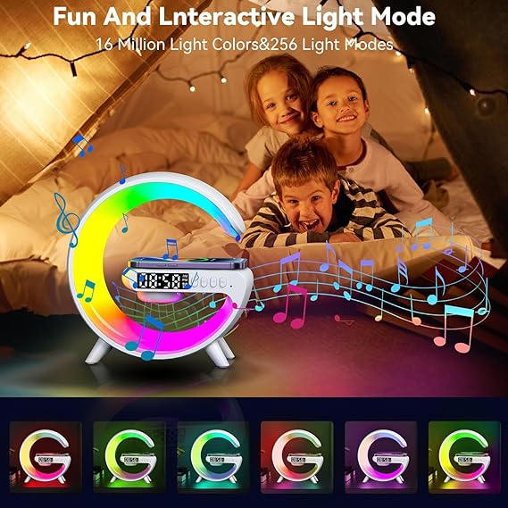 G Shape Lamp Light Up Wireless Speaker Model G 63